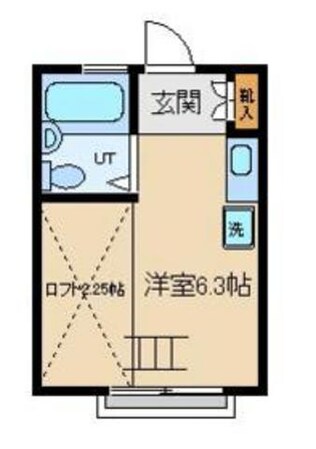 パストラル八坂　Ｂ棟の物件間取画像